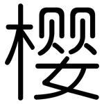 樱: Gerundet 樱: Gerundet