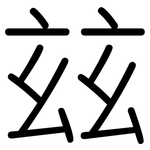 玆: Gerundet