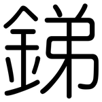 銻: Gerundet 銻: Gerundet