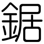 鋸: Gerundet 鋸: Gerundet