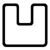 凹: Gerundet