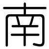 南: Gerundet 南: Gerundet