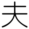 夫: Gerundet 夫: Gerundet