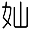 奾: Gerundet 奾: Gerundet