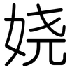娆: Gerundet