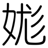 娏: Gerundet 娏: Gerundet