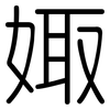 娵: Gerundet