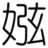 娹: Gerundet 娹: Gerundet