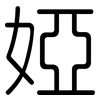 婭: Gerundet