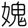 媿: Gerundet