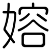 嫆: Gerundet 嫆: Gerundet