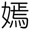 嫣: Gerundet