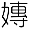 嫥: Gerundet