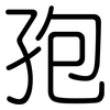 孢: Gerundet