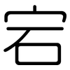 宕: Gerundet
