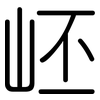岯: Gerundet 岯: Gerundet