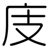 庋: Gerundet