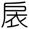 扆: Gerundet