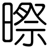 暩: Gerundet 暩: Gerundet