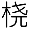 桡: Gerundet