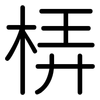 梇: Gerundet 梇: Gerundet
