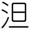 泹: Gerundet 泹: Gerundet