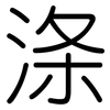涤: Gerundet