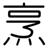 烹: Gerundet