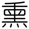 熏: Gerundet