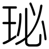 珌: Gerundet