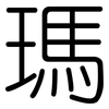 瑪: Gerundet 瑪: Gerundet