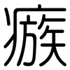 瘯: Gerundet