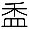 盉: Gerundet