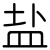 盐: Gerundet