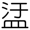 盓: Gerundet 盓: Gerundet