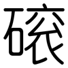 磙: Gerundet 磙: Gerundet