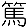 篤: Gerundet 篤: Gerundet