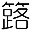 簬: Gerundet
