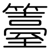 籉: Gerundet