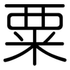 粟: Gerundet