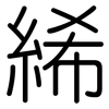 絺: Gerundet