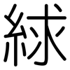 絿: Gerundet