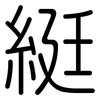 綎: Gerundet