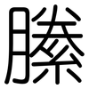 縢: Gerundet