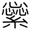 繠: Gerundet