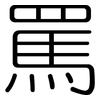罵: Gerundet