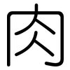 肉: rounded 肉: rounded