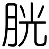胱: Gerundet