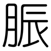 脤: Gerundet