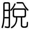 脫: Gerundet